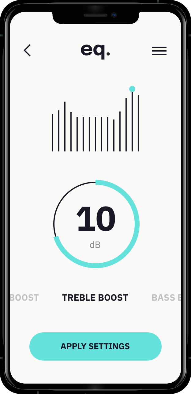illustration of a phone screen showing the app ui